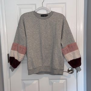 Heartbeeps Grey Crewneck Sweatshirt